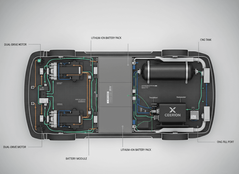 CEERION Powertrain Skateboard Platform